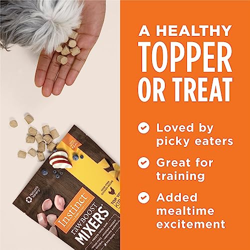 Instinct Freeze Dried Raw Boost Mixers Grain Free Cage Free Chicken Recipe All Natural Dog Food Topper by Nature's Variety, 14 oz. Bag