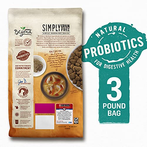 Purina Beyond Grain Free, Natural Dry Cat Food, Grain Free White Meat Chicken & Egg Recipe - 3 lb. Bag