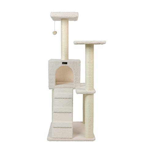 Armarkat B5301 53-Inch Cat Tree, Ivory