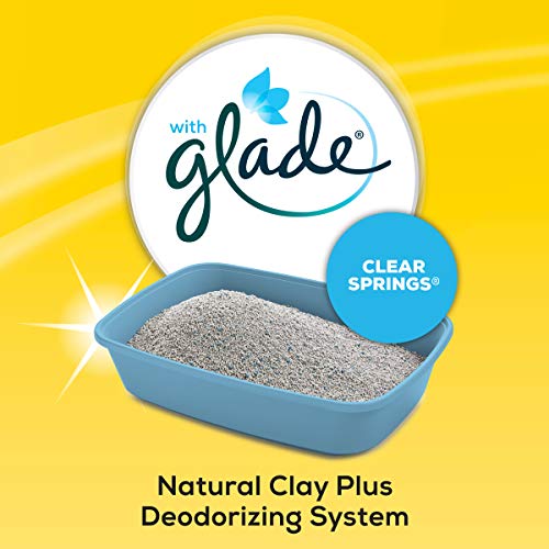 Purina Tidy Cats Light Weight, Low Dust, Clumping Cat Litter, LightWeight Glade Clear Springs Multi Cat Litter - 17 lb. Box
