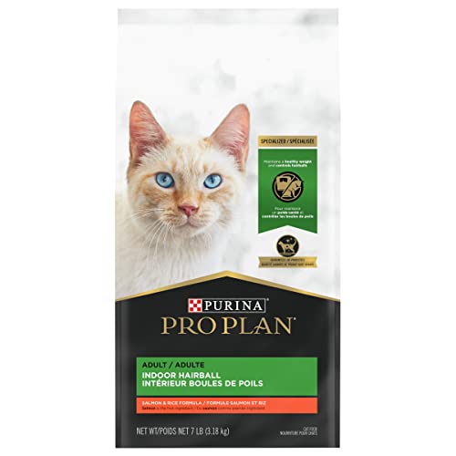 Purina Pro Plan FOCUS Indoor Care Salmon & Rice Formula Adult Dry Cat Food - 7 lb. Bag