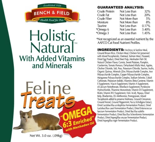Bench and Field Cat Treat Holistic NTRL