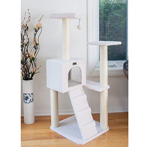 Armarkat B5301 53-Inch Cat Tree, Ivory