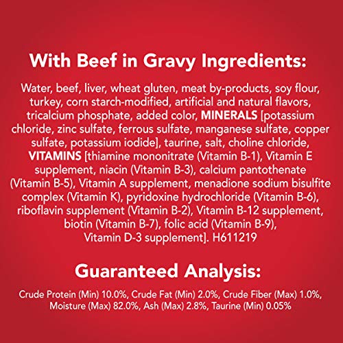 Purina Friskies Gravy Wet Cat Food, Prime Filets With Beef in Gravy - (24) 5.5 oz. Cans