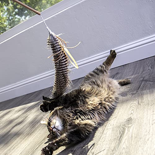 Petlinks 49223 Safari HyperNip Fly Wild Wand Cat Toy
