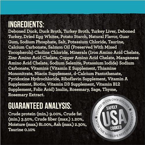 Merrick Backcountry Grain Free Real Meat Wet Cat Food Duck 3 oz. Pouches (Case of 24)