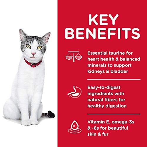 Hill's Science Diet Dry Cat Food, Adult 11+ for Senior Cats, Chicken Recipe, 7 lb Bag