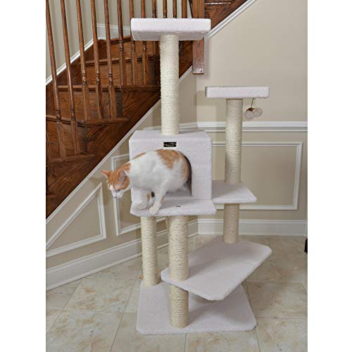 Armarkat B5301 53-Inch Cat Tree, Ivory