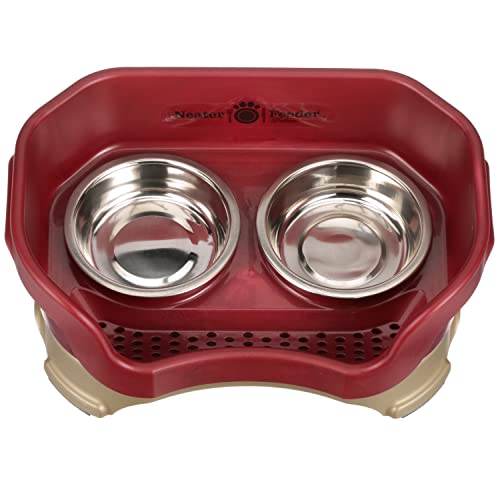 Neater Feeder Deluxe for Cats - Cranberry