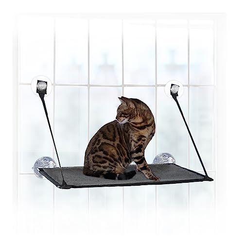 K&H Pet Products EZ Mount Window Kitty Sill Gray 12" x 23"