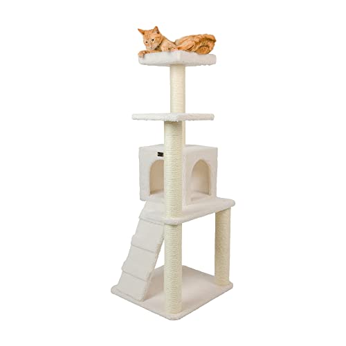 Armarkat B5301 53-Inch Cat Tree, Ivory