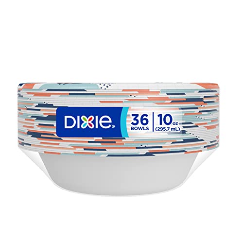 Dixie Everyday Disposable Paper Bowls, 10 oz., Printed, 324 Count Product