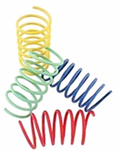 6-Pack Ethical Pet Colorful Springs Cat Toys 10 Toys per Pack
