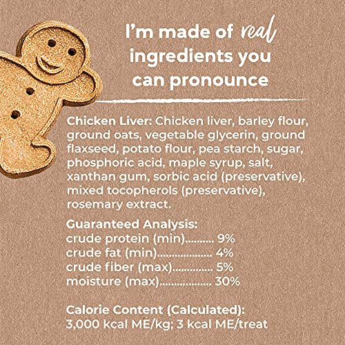 Buddy Trainers Dog & Puppy Training Treats for Small or Large Dogs, Made in USA, Natural Chicken Liver 7 oz