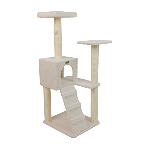Armarkat B5301 53-Inch Cat Tree, Ivory