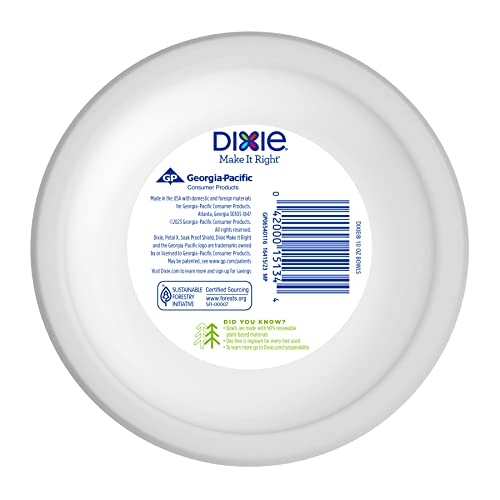 Dixie Everyday Disposable Paper Bowls, 10 oz., Printed, 324 Count Product