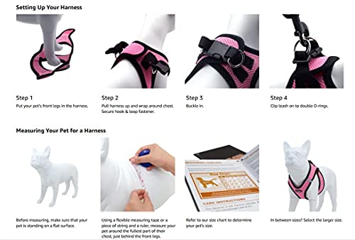 Voyager Step-in Air Dog Harness - All Weather Mesh, Step in Vest Harness for Small and Medium Dogs by Best Pet Supplies