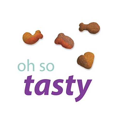 Purina Whisker Lickin's Cat Treats, Crunchy & Yummy Chicken & Seafood Flavors - (7) 6.5 oz. Pouches