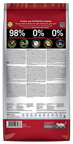 Farmina Natural & Delicious Grain Free Chicken and Pomegranate Adult Cat, 11 lb bag