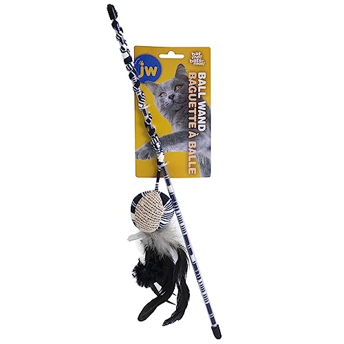 Doskocil JW Pet Ball with Wand Cataction Toy