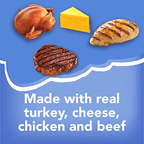 Purina Friskies Gravy Wet Cat Food Variety Pack, Shreds Beef, Chicken and Turkey & Cheese Dinner - (24) 5.5 oz. Cans