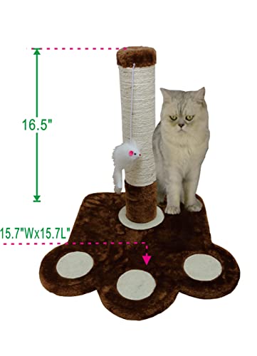 Go Pet Club F704 Scratching Post, Brown, 4.36 LBS