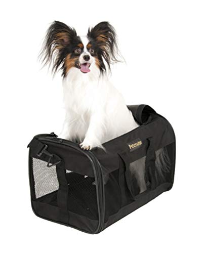 Petmate Soft-Sided Kennel Cab Small Pet Carrier Two Easy-Open Doors 3 Stylish Colors 2 Sizes