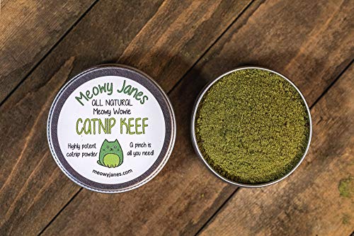 Meowy Janes Catnip Keef- 14 Grams- Concentrated Fine Ground Catnip Powder - Catnip Dust