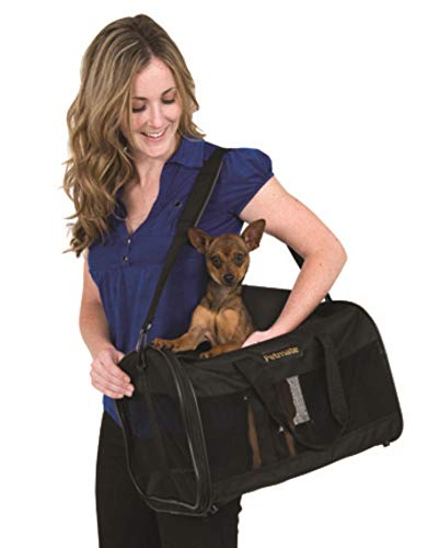 Petmate Soft-Sided Kennel Cab Small Pet Carrier Two Easy-Open Doors 3 Stylish Colors 2 Sizes