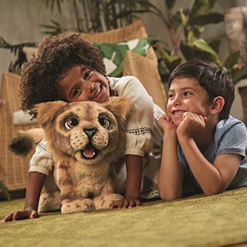 Hasbro Disney The Lion King Mighty Roar Simba Interactive Plush Toy, Brought to Life by Furreal, 100+ Sound &-Motion Combinations, Ages 4 & Up
