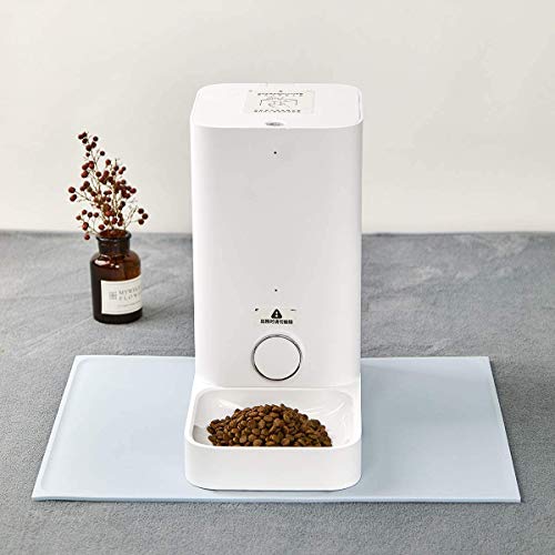 PETKIT Pet Food Feeding Mat, Silicone Dog Cat Placemat FDA Approved, Waterproof Spill Proof Non Slip Dog Food Mat, Collapsible Portable Dog mats for Food and Water, 18.1 x13.4, Grey