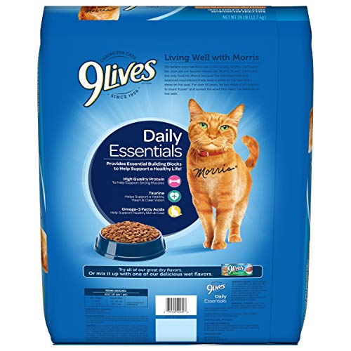9Lives 28 Lb Daily Essentials Dry Cat Food, Large