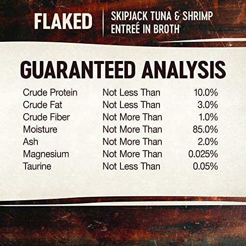 Wellness Natural Pet Food CORE Signature Selects Grain Free Canned Cat Food, Flaked Skipjack Tuna & Shrimp in Broth, 2.8 Ounces (Pack of 12)