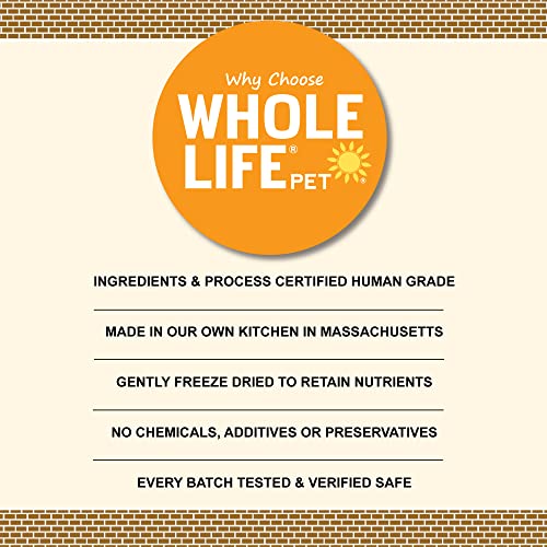 Whole Life Pet USA Sourced and Produced Human Grade Freeze Dried Chicken Breast Cat Treat Value Pack, Protein Rich for Training, Picky Eaters, Digestion, Weight Control, 9 Ounce