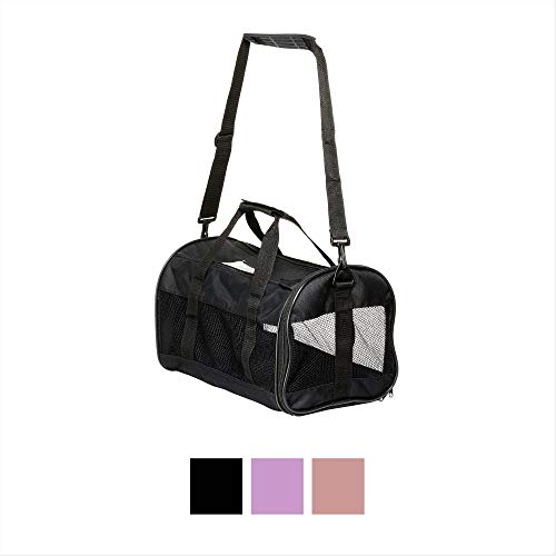 Petmate Soft-Sided Kennel Cab Small Pet Carrier Two Easy-Open Doors 3 Stylish Colors 2 Sizes