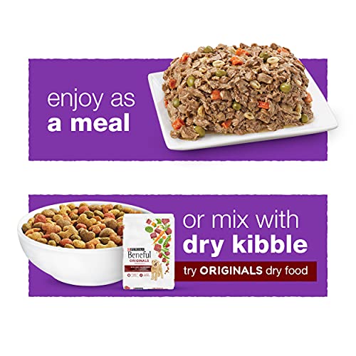 Purina Beneful Wet Dog Food Variety Pack, Prepared Meals & Chopped Blends - (16) 10 oz. Tubs