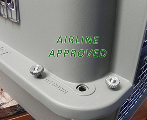 DryFur Pet Carrier Metal Fasteners Nuts Bolts (1-1/4" Medium Bolts, 16 Pack)