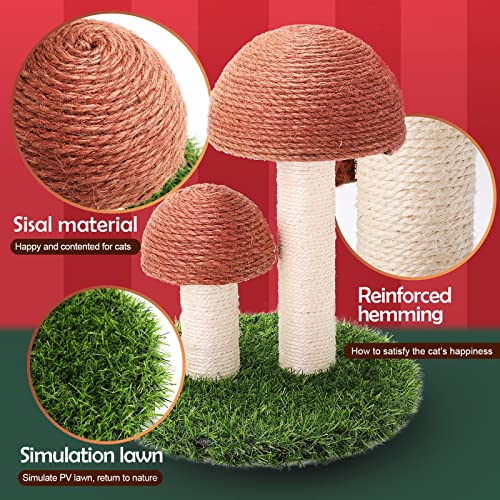 GiftParty Cat Scratching Post - 15x12 Inch Durable Sisal Scratcher Cat Furniture Toy for Kitty