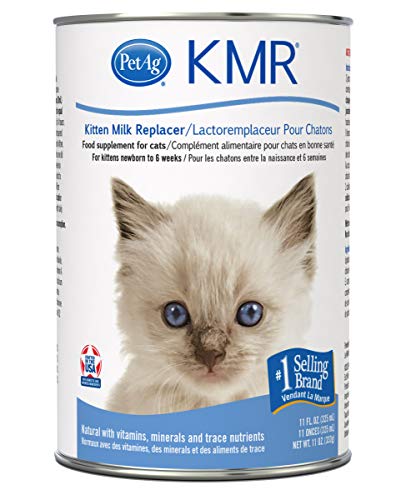 PetAg KMR Liquid Replacer for Kittens & Cats, 11oz Can, Whites & Tans (99509-1)