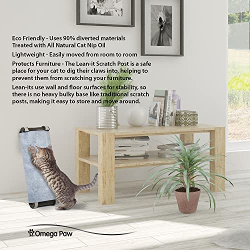 Lean-it Scratching Post Wide 20-Inch, Colors May Vary