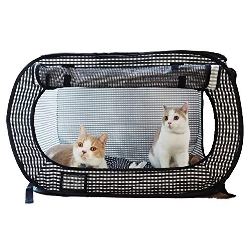 Necoichi Portable Stress Free Cat Cage Always Ready to go!