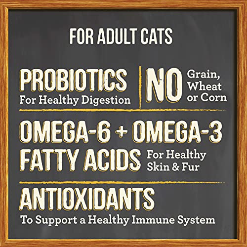 Merrick Purrfect Bistro Grain Free Real Chicken Adult Dry Cat Food, 4 Lbs.