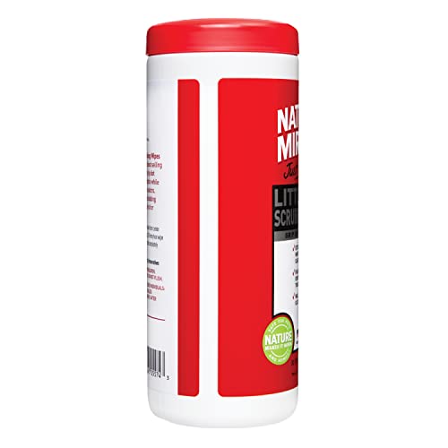 Nature's Miracle Just for Cats Litter Box Scrubbing Wipes, 30 Count (NM-5574)