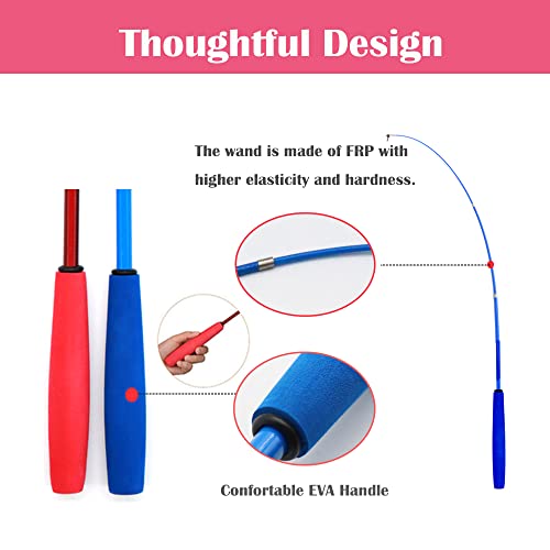 SUIYI Cat Feather Toys 17 Packs, Retractable Cat Wand Toys and Replacement Refills with Bells, Interactive Cat Toys for Cat Exercise