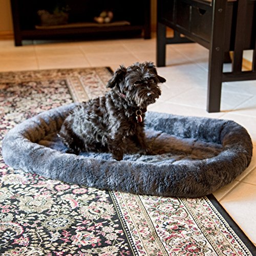 MidWest Deluxe Bolster Pet Bed for Dogs & Cats
