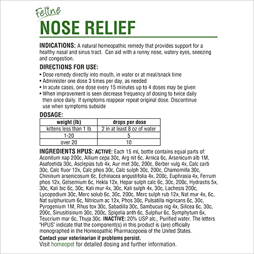 HomeoPet Feline Nose Relief