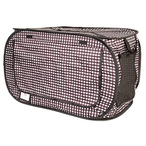 Cat Crate, Stress Free Travel Cat Kennel, Portable Indoor Outdoor Pet Crate, Cat Cage Condo Includes Storage Bag, 4 Cat Toys