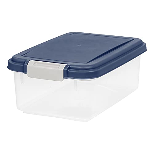 IRIS Airtight Food Storage Container, Navy
