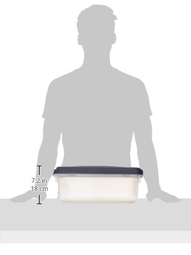 IRIS Airtight Food Storage Container, Navy