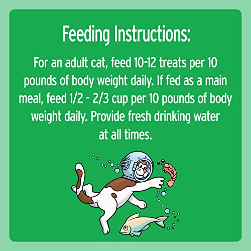 TEMPTATIONS Classic Crunchy and Soft Cat Treats Seafood Medley Flavor, 6.3 oz. Pouch